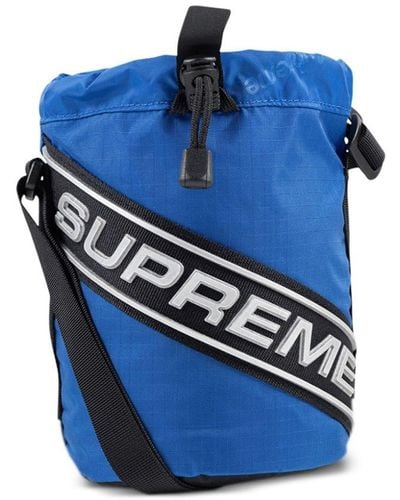 Supreme メッセンジャーバッグ - ブルー