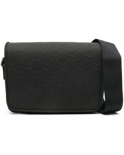 Gucci GG-logo Crossbody Bag - Black