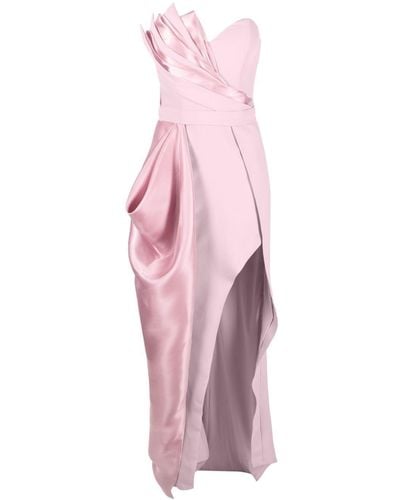 Gaby Charbachy Sleeveless Long Dress - Pink