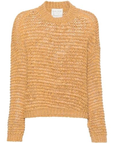 Forte Forte Open-knit Sweater - Yellow