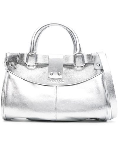 BIASIA Y2k Leather Shoulder Bag - White
