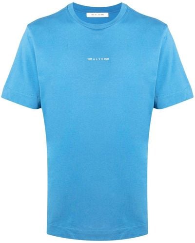 1017 ALYX 9SM Sphere Logo Cotton T-shirt - Blue