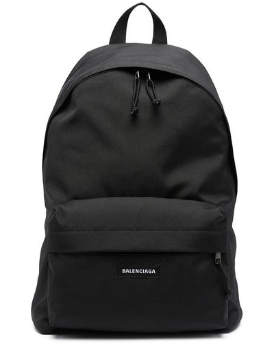 Balenciaga Sac à dos Explorer à logo - Noir