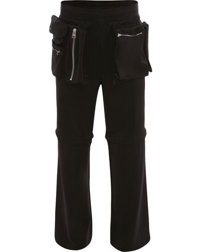 JW Anderson Pantalon convertible à poches multiples - Noir