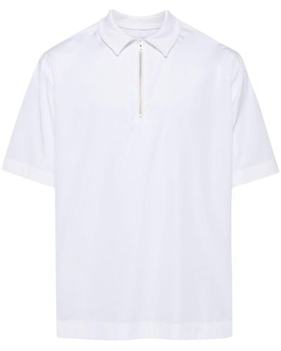 Sacai Poloshirt im Oversized-Look - Weiß