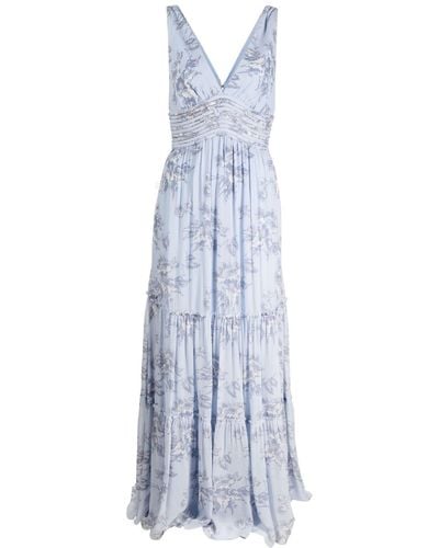 Sachin & Babi Floral-print Sleeveless Dress - Blue