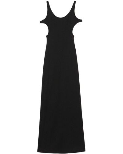 Gucci Maxi-jurk Met Uitgesneden Detail - Zwart