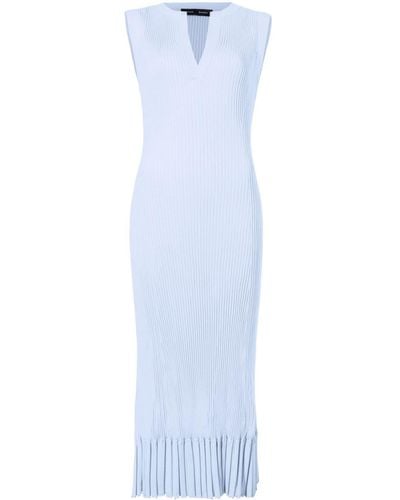 Proenza Schouler Ribbed-knit Maxi Dress - White
