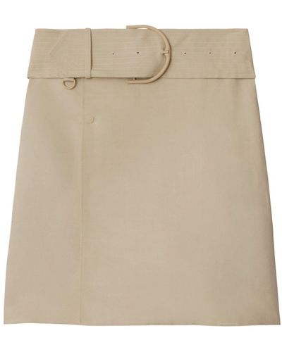 Burberry Canvas Rok - Naturel