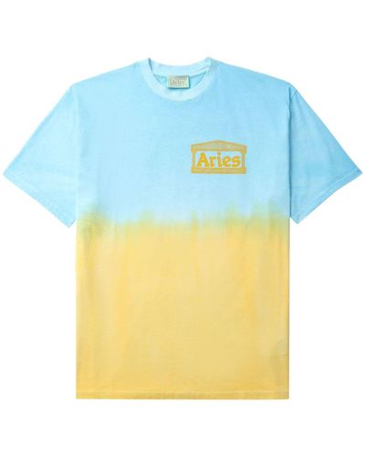 Aries タイダイ Tシャツ - ブルー