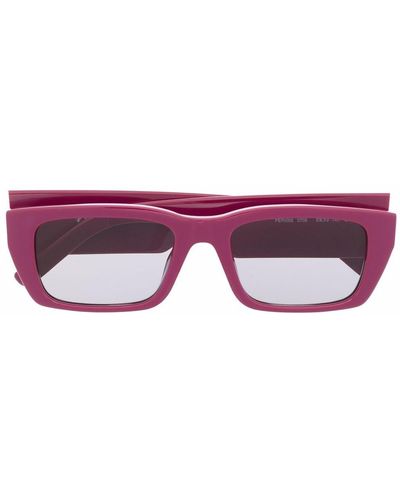 Palm Angels Palm Rectangle-frame Sunglasses - Purple