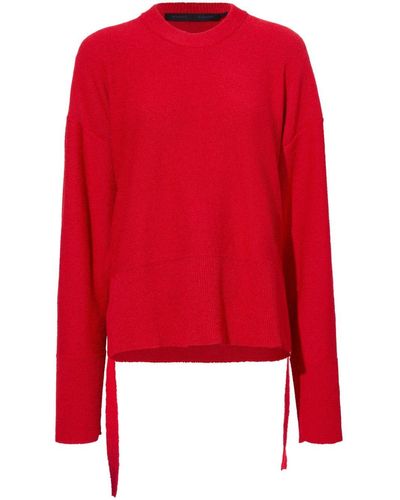 Proenza Schouler Amy Open-back Sweater - Red