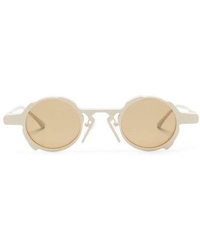 Henrik Vibskov Bronson Round-frame Sunglasses - Natural