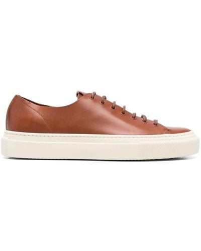 Buttero Lace-up Low-top Trainers - Brown