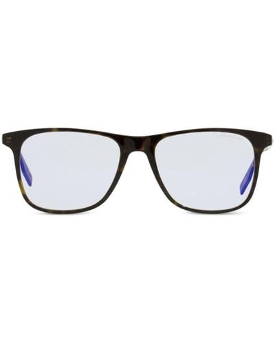 Montblanc Photochromic-Lenses Square-Frame Sunglasses - Brown