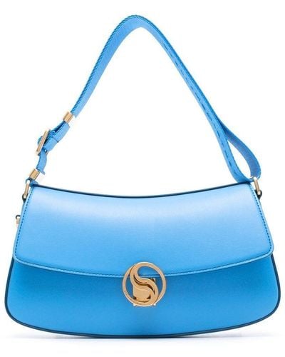 Stella McCartney S-wave Shoulder Bag - Blue