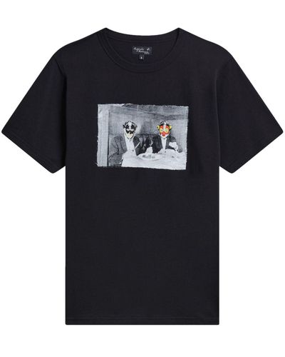 agnès b. X Jim Jarmusch Brando Cotton T-shirt - Black