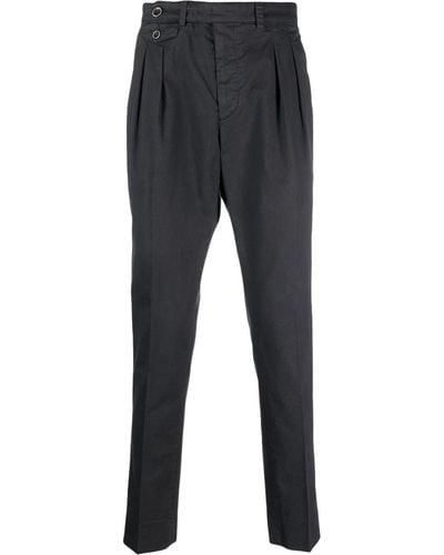 Peserico Pantalones ajustados con pinzas - Gris