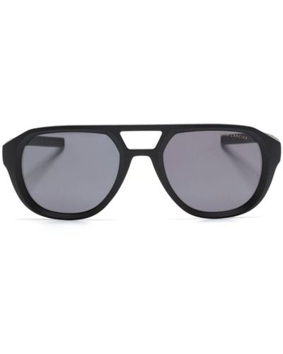 Dita Eyewear Pilot-frame Logo Sunglasses - Black