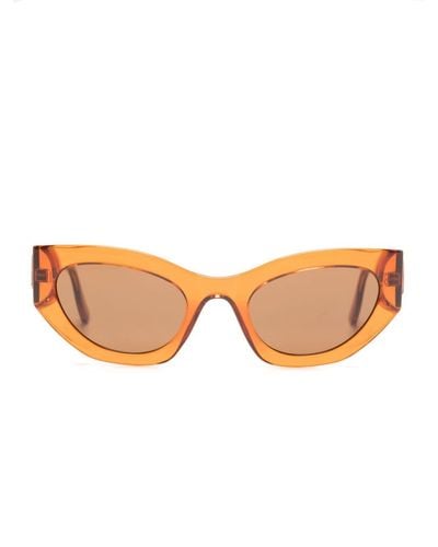 Karl Lagerfeld Zonnebril Met Cat-eye Montuur - Oranje