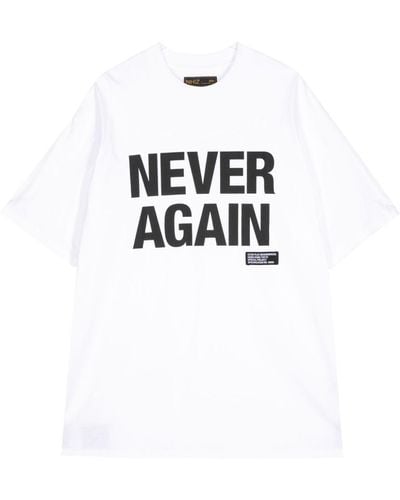 Izzue X Neighborhood Slogan-print T-shirt - White