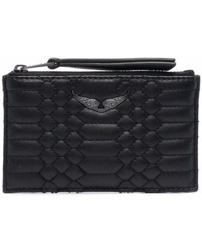 Zadig & Voltaire Quilted-finish Wallet - Black
