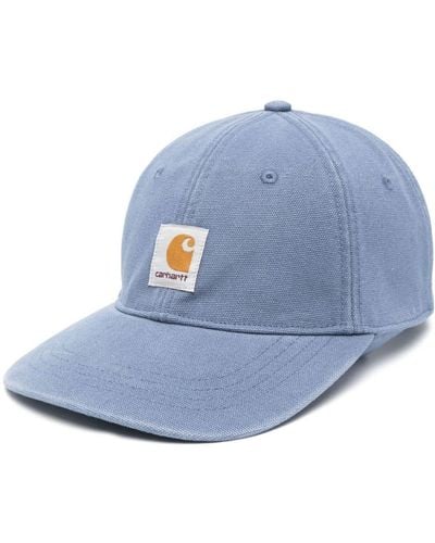 Carhartt Logo-appliqué Cotton Cap - Blue
