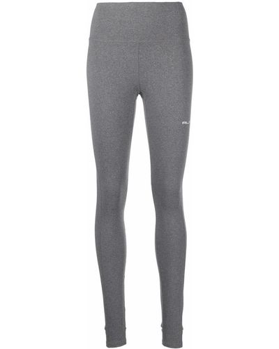 Polo Ralph Lauren Logo Print leggings - Gray