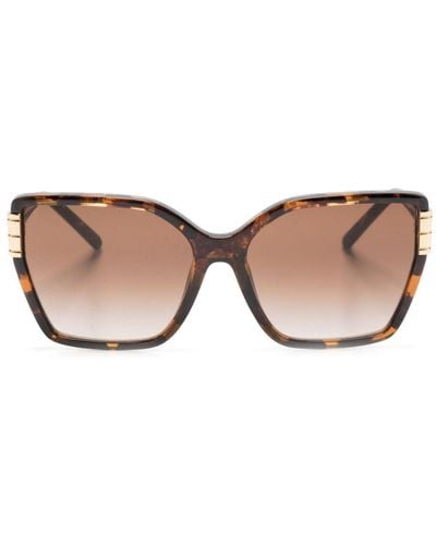 Tory Burch Eleonor Oversize-frame Sunglasses - Natural
