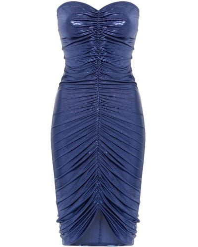 Norma Kamali Klassisches Kleid - Blau