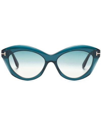 Tom Ford Toni Cat-eye Sunglasses - Blue