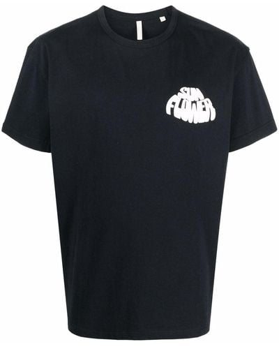 sunflower T-shirt Met Logo - Zwart