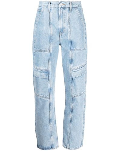 Agolde Cooper Cargo-Pocket Detail Jeans - Blue