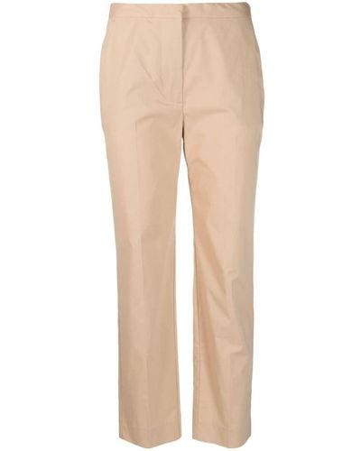..,merci Concealed-fastening Chino Trousers - Natural