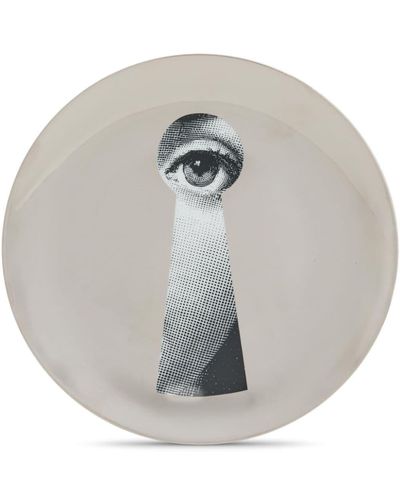 Fornasetti Keyhole T&V wall plate - Gris
