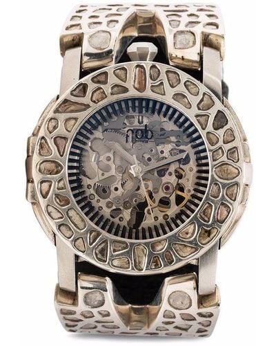 Parts Of 4 X Fob Paris R154 Mega Pavé Horloge - Zwart