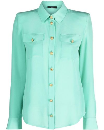 Balmain-Overhemden voor dames | Online sale met kortingen tot 47% | Lyst NL
