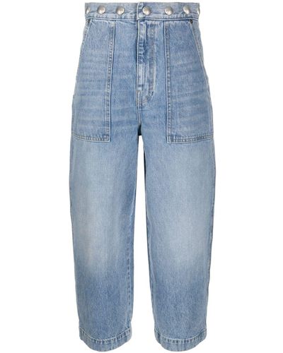 Khaite Jeans mit Saumdetail - Blau