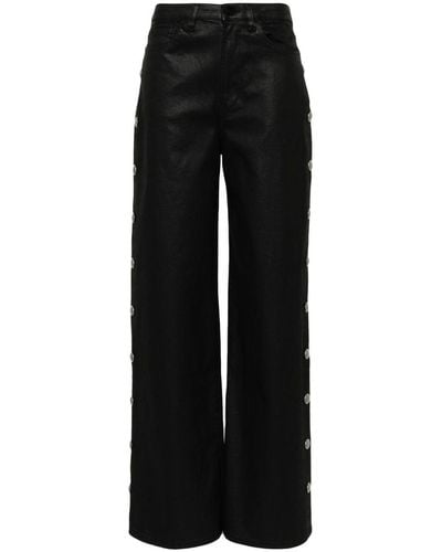 3x1 Flip Jean High-rise Wide-leg Jeans - Black