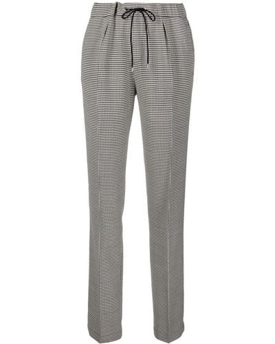 Ralph Lauren Collection Geruite Pantalon - Zwart