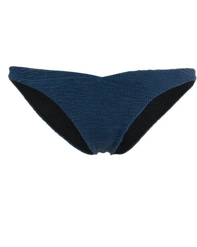 DSquared² Bas de bikini à logo brodé - Bleu