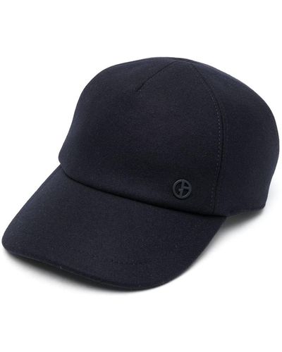 Giorgio Armani Cappello da baseball con ricamo - Blu