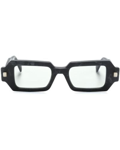 Kuboraum Mask Q9 Rectangle-frame Sunglasses - Black