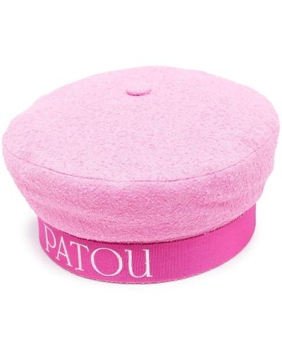 Patou Vissershoed Met Geborduurd Logo - Roze