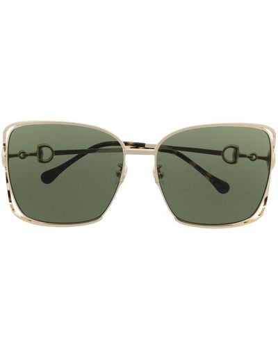 Gucci Square-frame Sunglasses - Green