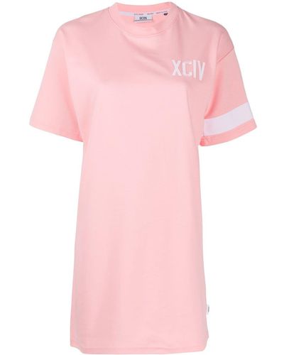 Gcds ロゴ Tシャツワンピース - ピンク