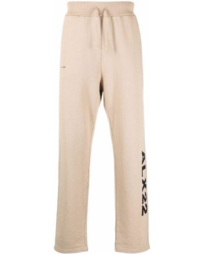 1017 ALYX 9SM Logo-print Track Trousers - Natural