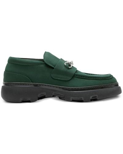 Burberry Creeper Clamp Loafers - Groen