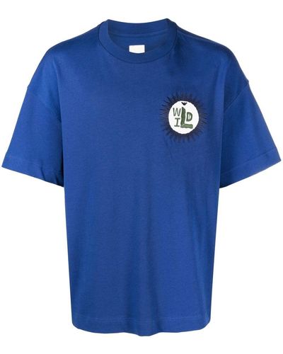 Emporio Armani ロゴ Tシャツ - ブルー