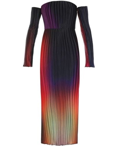 L'idée Gatsby Gradient-effect Gown - Red